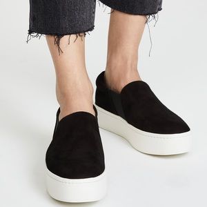 Vince Warren Slip-On Platform Suede
Sneakers 7.5 Black